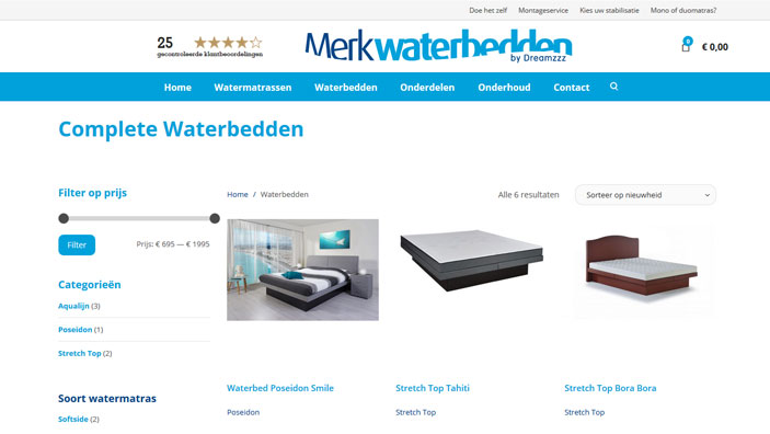 Website desktop layout