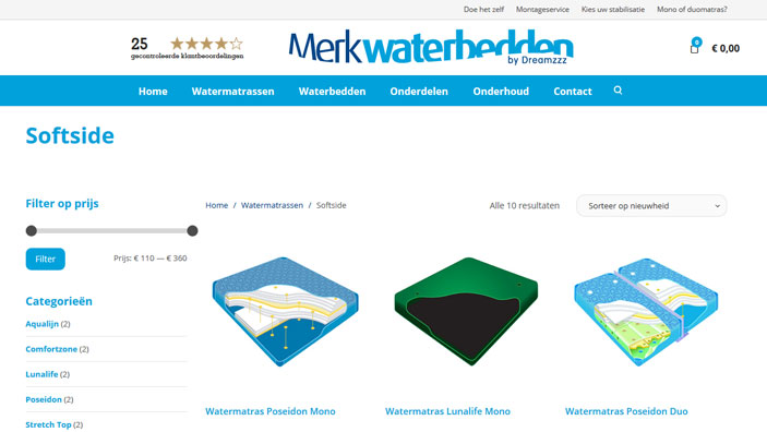 Website desktop layout