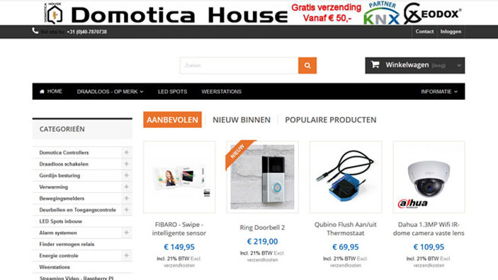 Website desktop layout