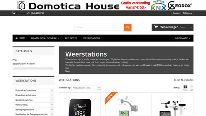 Website desktop layout