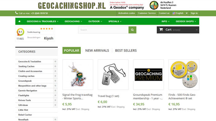 Website desktop layout