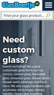 website Mobile layout