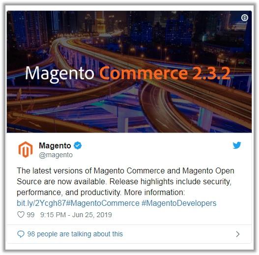 Magento Commerce2.3.2