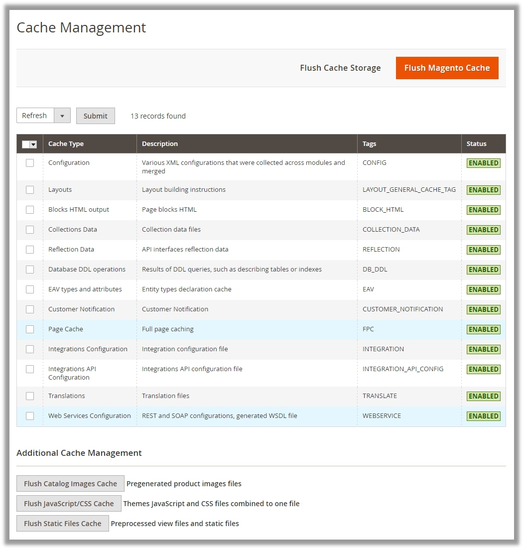 Utilize Caching