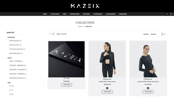 Mazeix - Magento Powerd Store Developed by Nethues