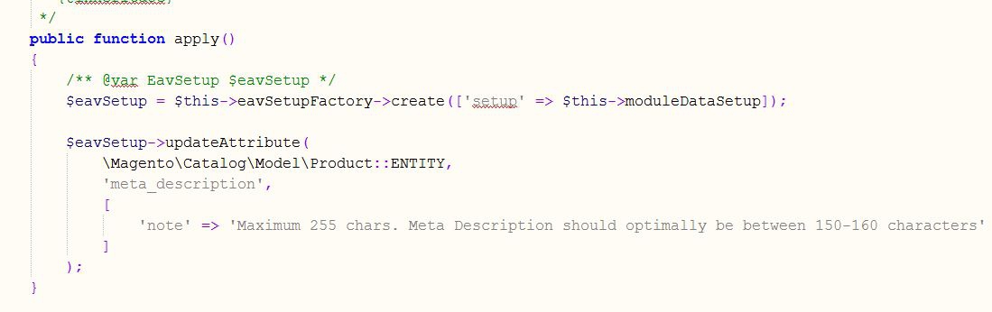 Configure Data Patches