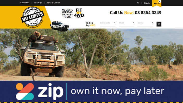 Website desktop layout