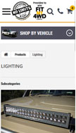 website Mobile layout