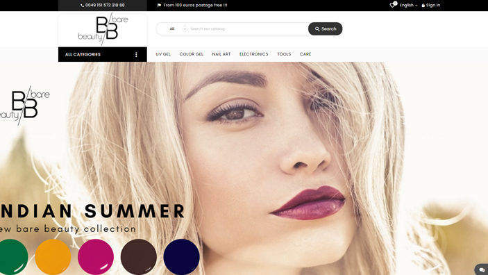 Website desktop layout