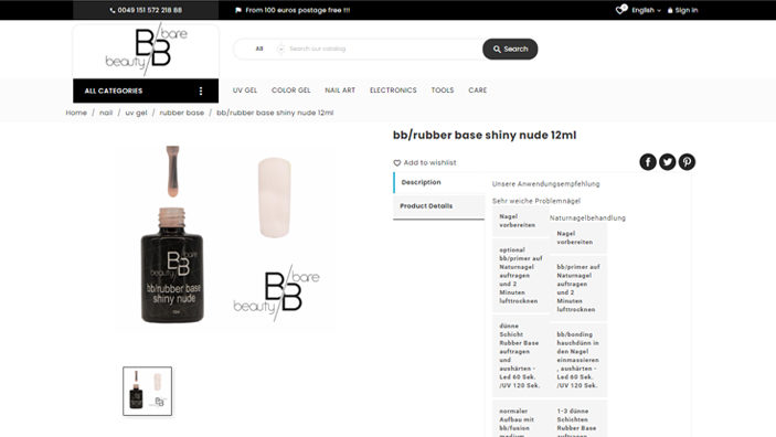 Website desktop layout
