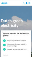 website Mobile layout