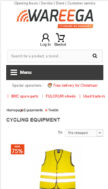 website Mobile layout