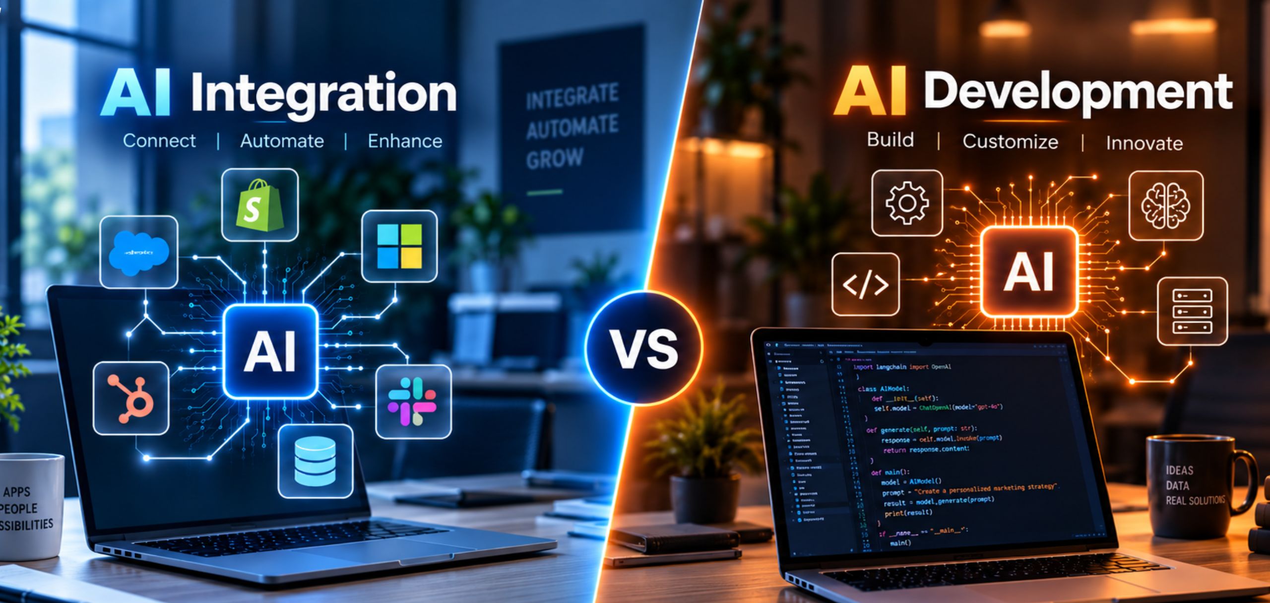 AI Integration vs AI Development: Which Is Right for Your Business?