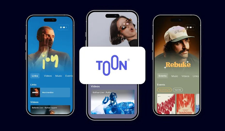 Toon — Music Event Discovery & Management Platform